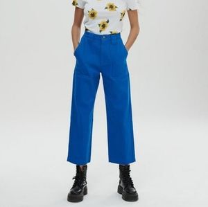 Lucy and Yak blue cargos street wear Y2K retro dopamine dressing